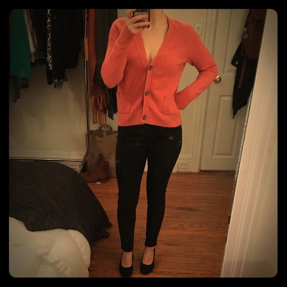Soft pink anne taylor loft sweater
